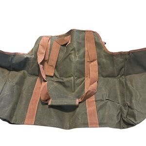 Waxed Canvas Log Fireplace Bag